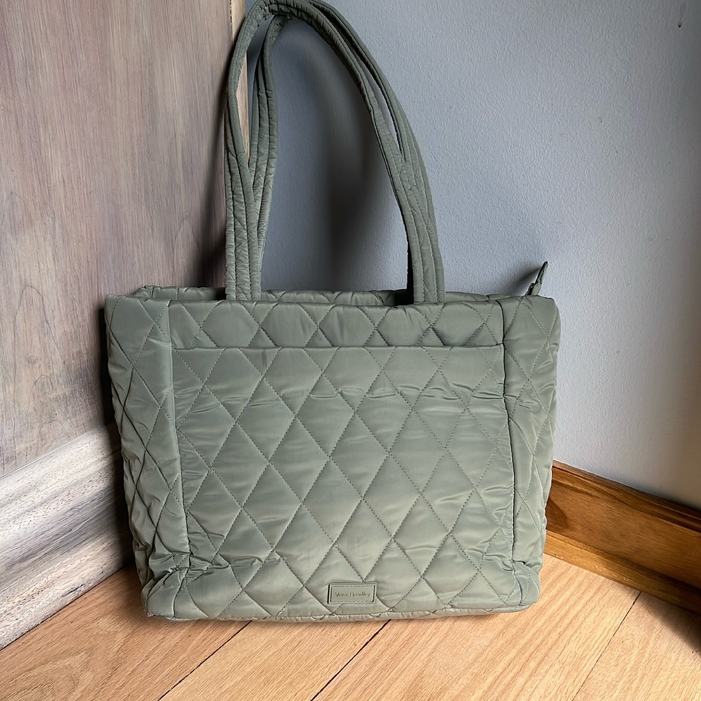 Vera Bradley Quilted Laptop Tote